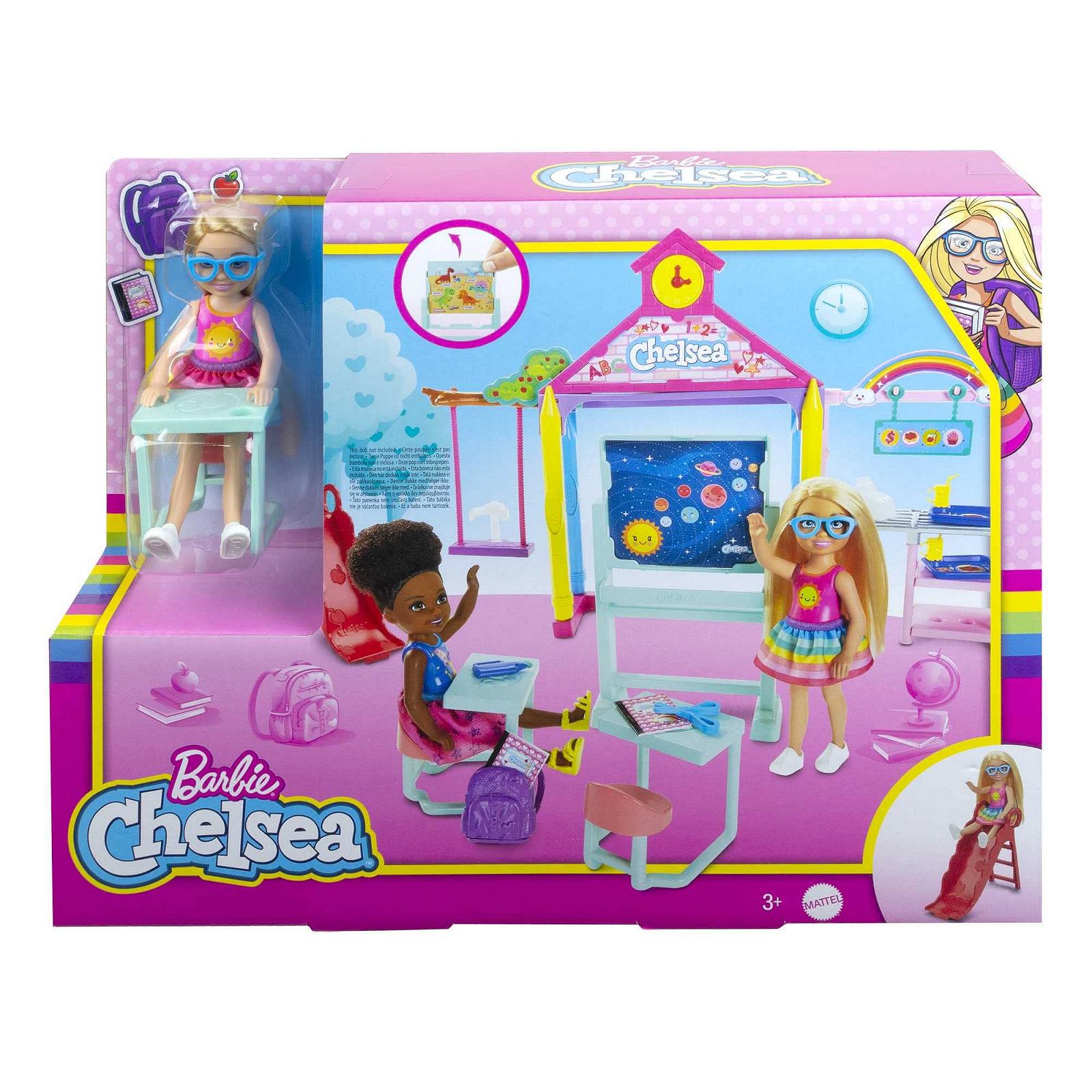 Кукла Barbie GHV80 Club Chelsea класс классная комната с куклой (блондинка) и школой с аксессуарами, игрушка для детей от 3 лет, фото №6