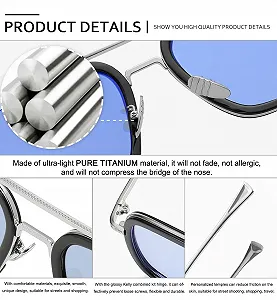 Купить Солнцезащитные очки Квадратные Металлическая оправа SHEEN KELLY Tony Strong Vintage Мужские Женские Ретро - Фото 1 Солнцезащитные очки Квадратные Металлическая оправа SHEEN KELLY Tony Strong Vintage Мужские Женские Ретро - Фото 1