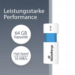 USB-флеш-накопичувач MediaRange Colour Edition 64GB USB 2.0 зі зсувним механізмом до 16МБ/с Light Blue ціна на synthetic.ua - Фото 1 USB-флеш-накопичувач MediaRange Colour Edition 64GB USB 2.0 зі зсувним механізмом до 16МБ/с Light Blue synthetic.ua - Фото 1