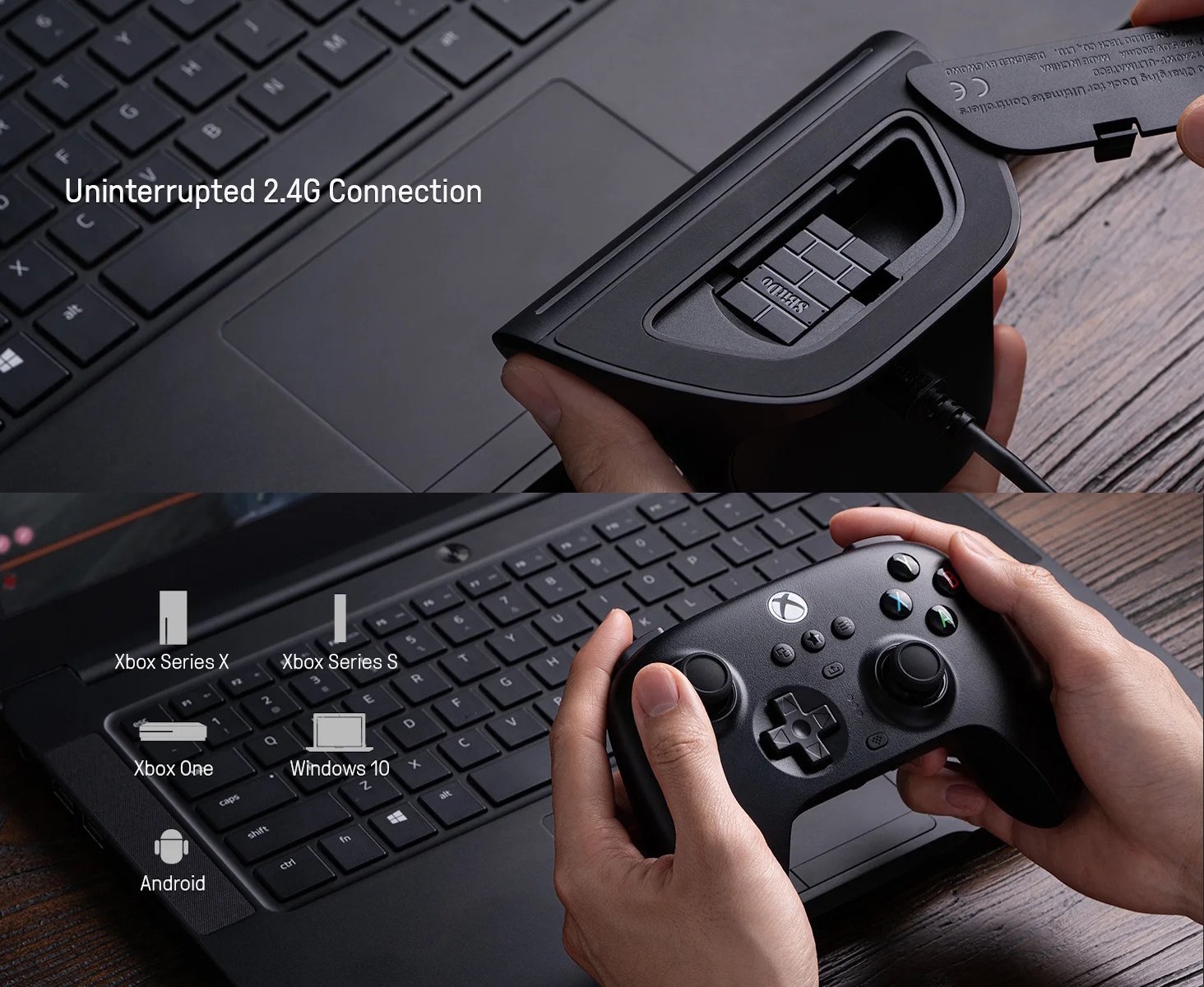 Геймпад 8Bitdo Ultimate 3 White + Док-станція, фото №15 Геймпад 8Bitdo Ultimate 3 White + Док-станція, фото №15