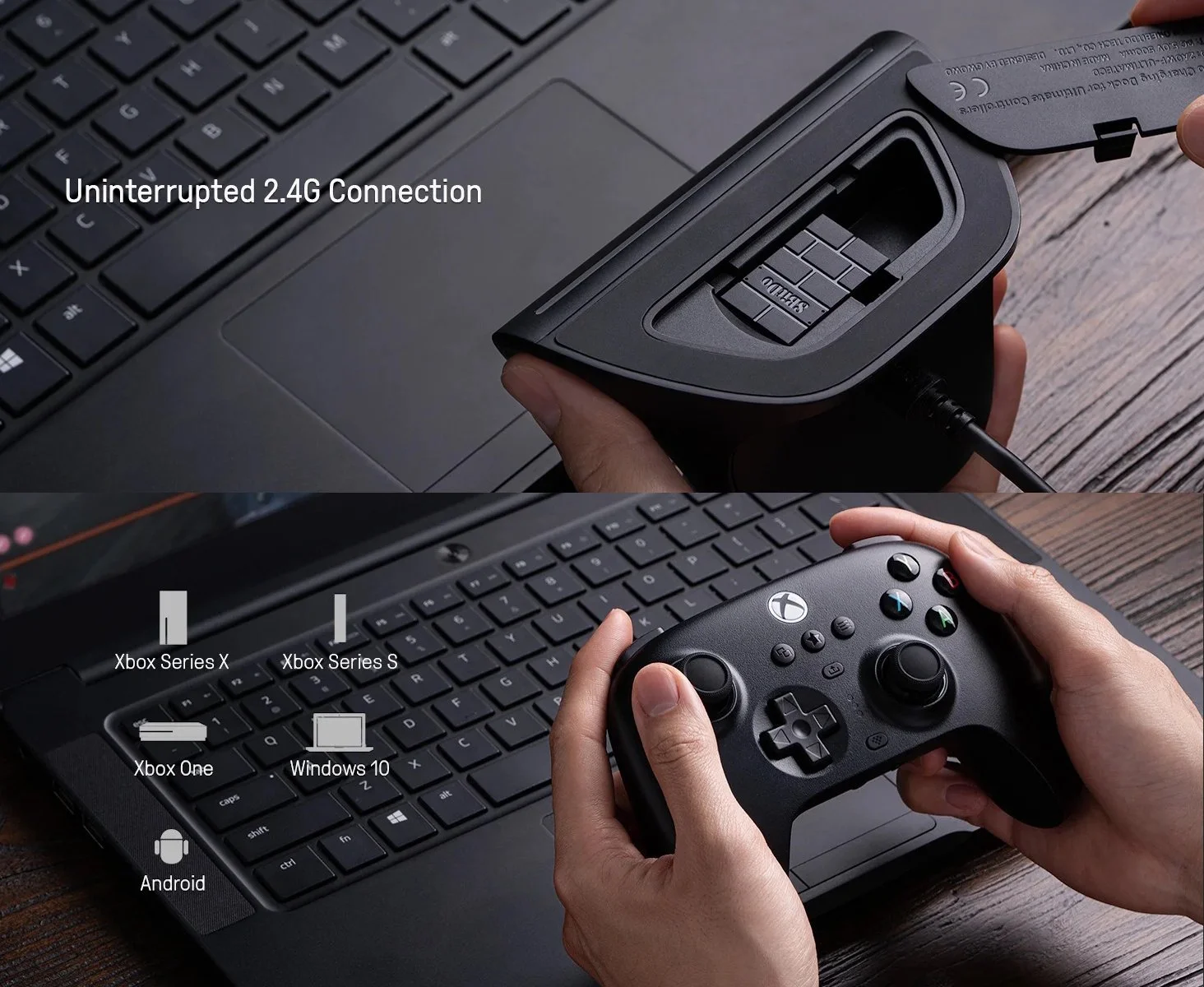 Геймпад 8Bitdo Ultimate 3 White + Док-станция, фото №15