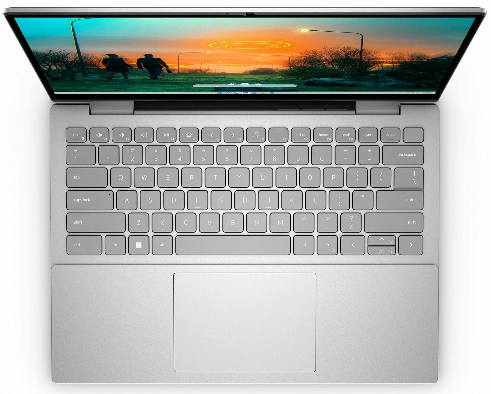 Ноутбук Dell Inspiron 14 5435 14"IPS WVA WUXGA Ryzen 7 7730U 16/512GB підсвітка+сканер відбитку Silver, фото №4