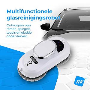 Робот для мойки окон NK - интеллектуальная мойка, обнаружение краев, система защиты от падения и многофункциональность для окон, зеркал и плитки synthetic.ua - Фото 1