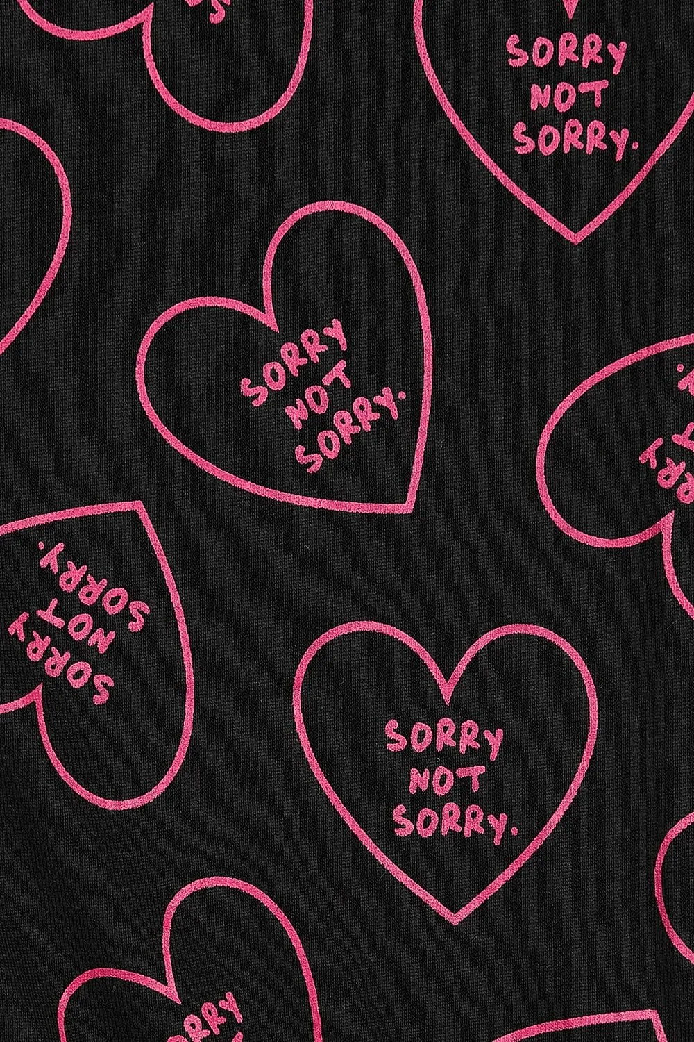 Пижамный набор The PyjamaFactory Cool Girls Sorry Not Sorry Хлопок, 11-16 лет, Розовый/Черный, фото №5 Пижамный набор The PyjamaFactory Cool Girls Sorry Not Sorry Хлопок, 11-16 лет, Розовый/Черный, фото №5