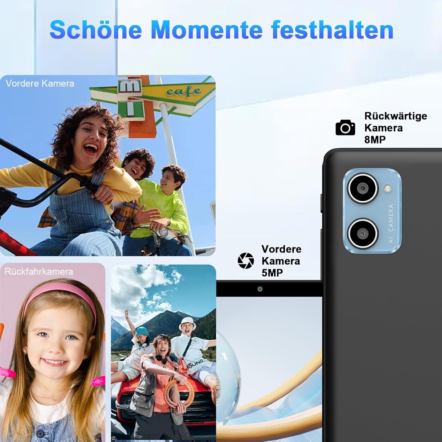 Планшет 10.1" SUAAT S3 6+14/128Gb 8 ядер Android 14 6000 mAh Черный, фото №5