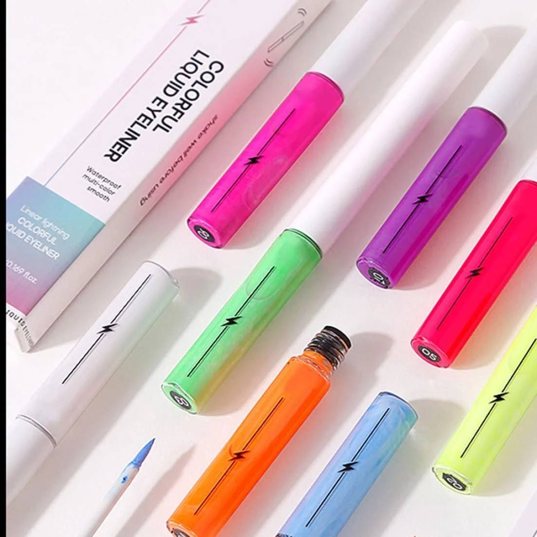 Гелева Підводка Без бренду Швидковисихаючий матовий яскравий Style2, фото №7 Гелева Підводка Без бренду Швидковисихаючий матовий яскравий Style2, фото №7