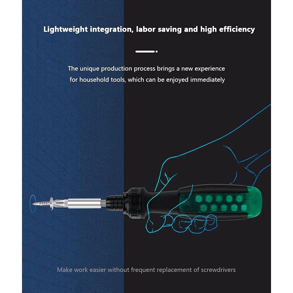 Отвертка с трещоткой 11 в 1 Телескопическая отвертка с трещоткой Набор для ремонта ручных инструментов для бытовой техники DIY, фото №6 Отвертка с трещоткой 11 в 1 Телескопическая отвертка с трещоткой Набор для ремонта ручных инструментов для бытовой техники DIY, фото №6
