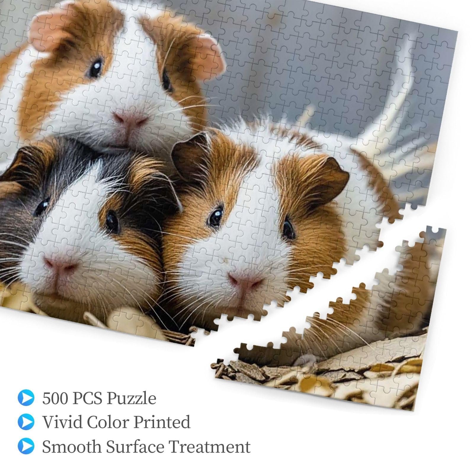 Пазл Guinea Pig 500 элементов 52 x 38 см с сумкой для хранения, фото №5
