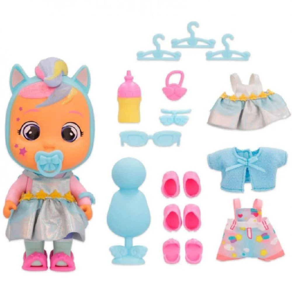 Лялька CRY BABIES Magic Tears Jenna's Wardrobe Mini Doll Jenna with Wardrobe and 16 Accessories, фото №3 Лялька CRY BABIES Magic Tears Jenna's Wardrobe Mini Doll Jenna with Wardrobe and 16 Accessories, фото №3