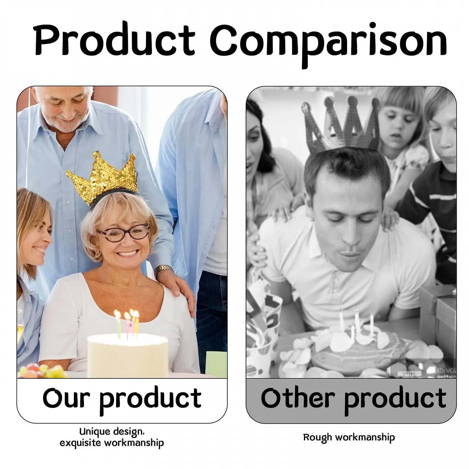 Набор из 2 Блестящая Корона-Обруча., фото №5 Набор из 2 Блестящая Корона-Обруча., фото №5