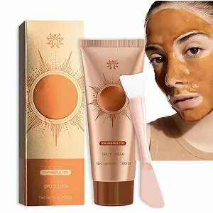 Маска для лица для осветления и удаления пятен - 2025 Peel-Off Face Mask - Herbal Spo-ts Peel Off Mask - Укрепляет, увлажняет, уменьшает поры и выравнивает тон кожи - Фото 1