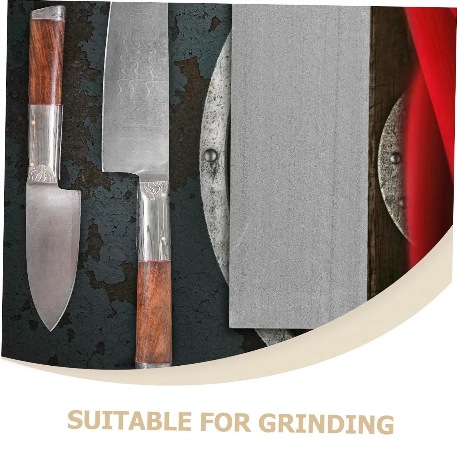 Набір стругачок для ножів Gadpiparty Кам'яний Для грубого та тонкого заточування, фото №5