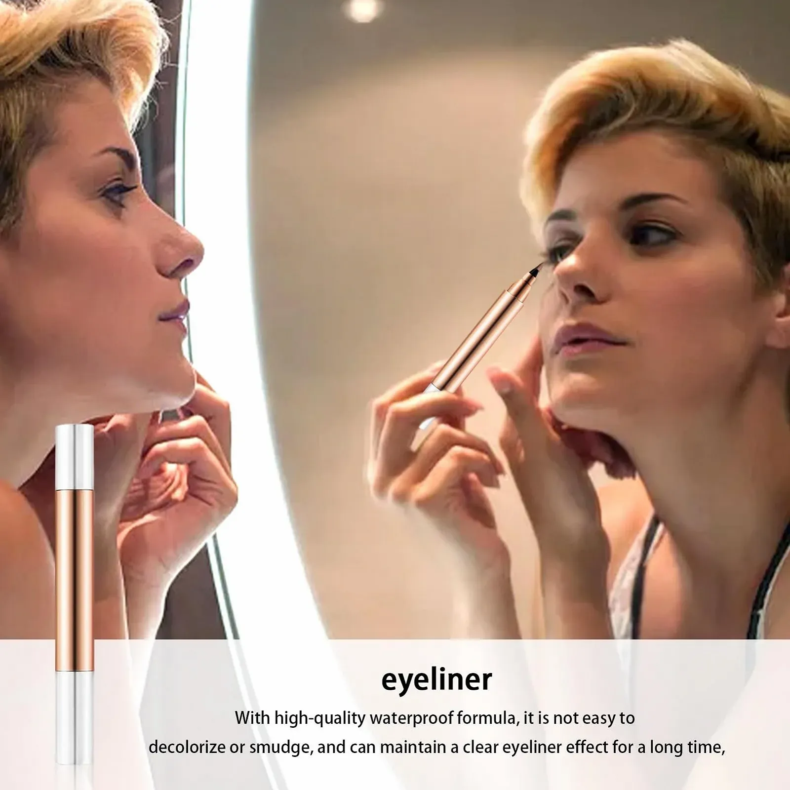 Рідка Підводка для очей чорна Lvtfco, фото №2