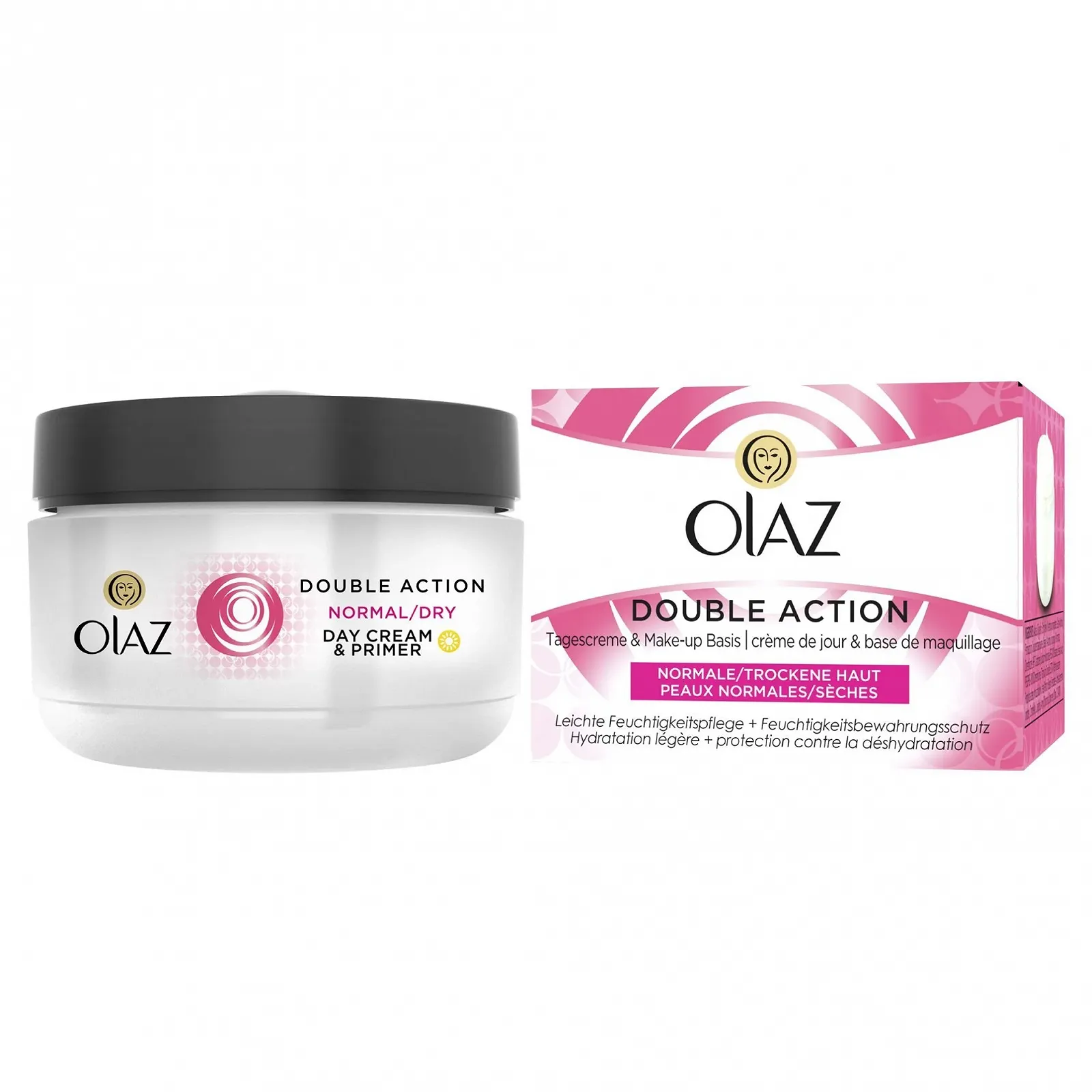 Захисний денний крем OLAZ Essentials Double Action баночка, фото №1 Захисний денний крем OLAZ Essentials Double Action баночка, фото №1