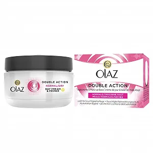 Захисний денний крем OLAZ Essentials Double Action баночка - Фото 1