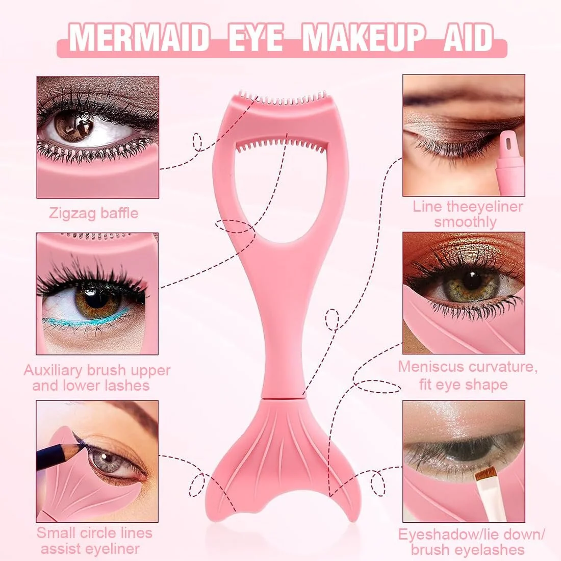 Шаблони для підводки для очей CISKHQR багаторазові для початківців та професіоналів, фото №2