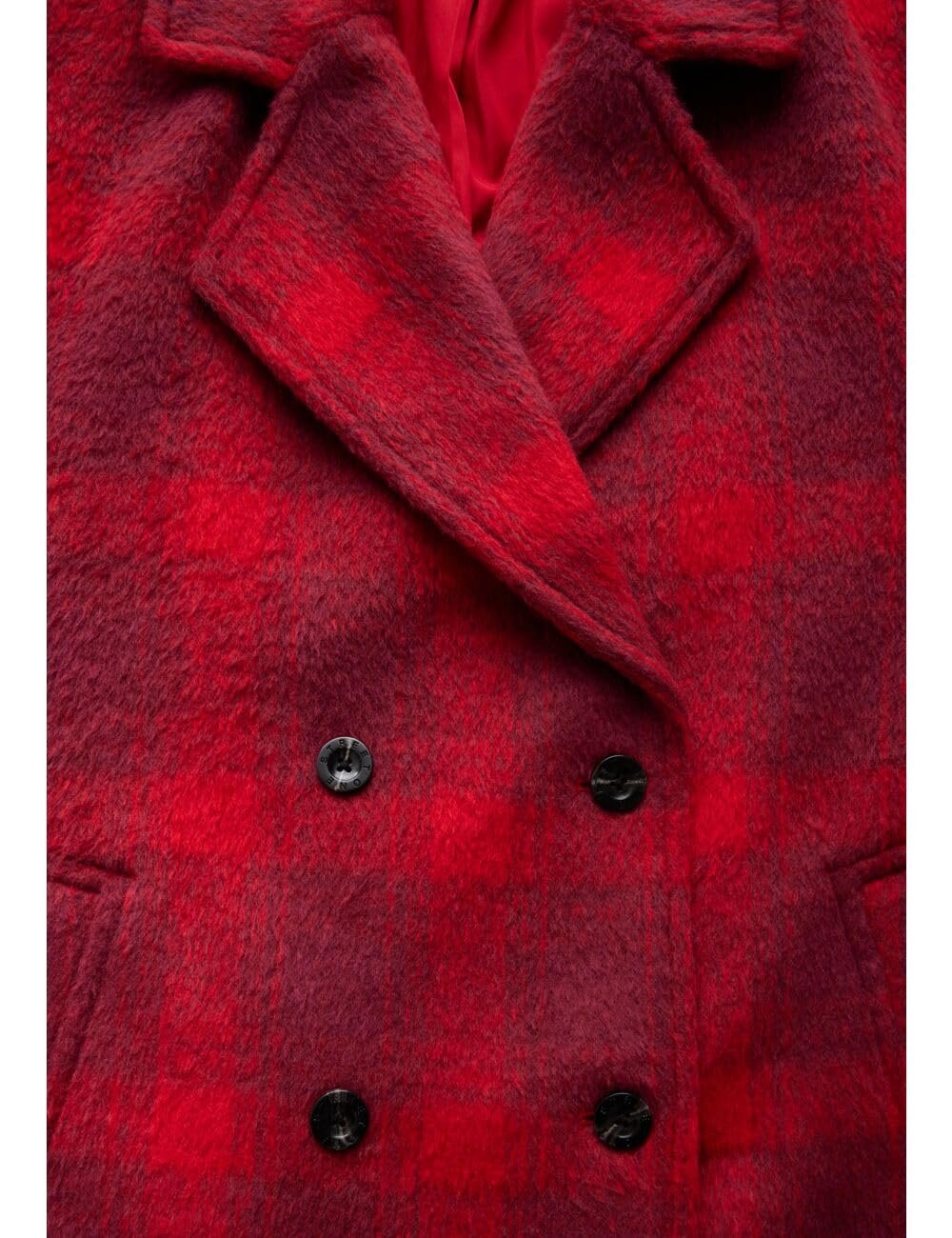 Пальто Street One Длинное в клетку, фото №5