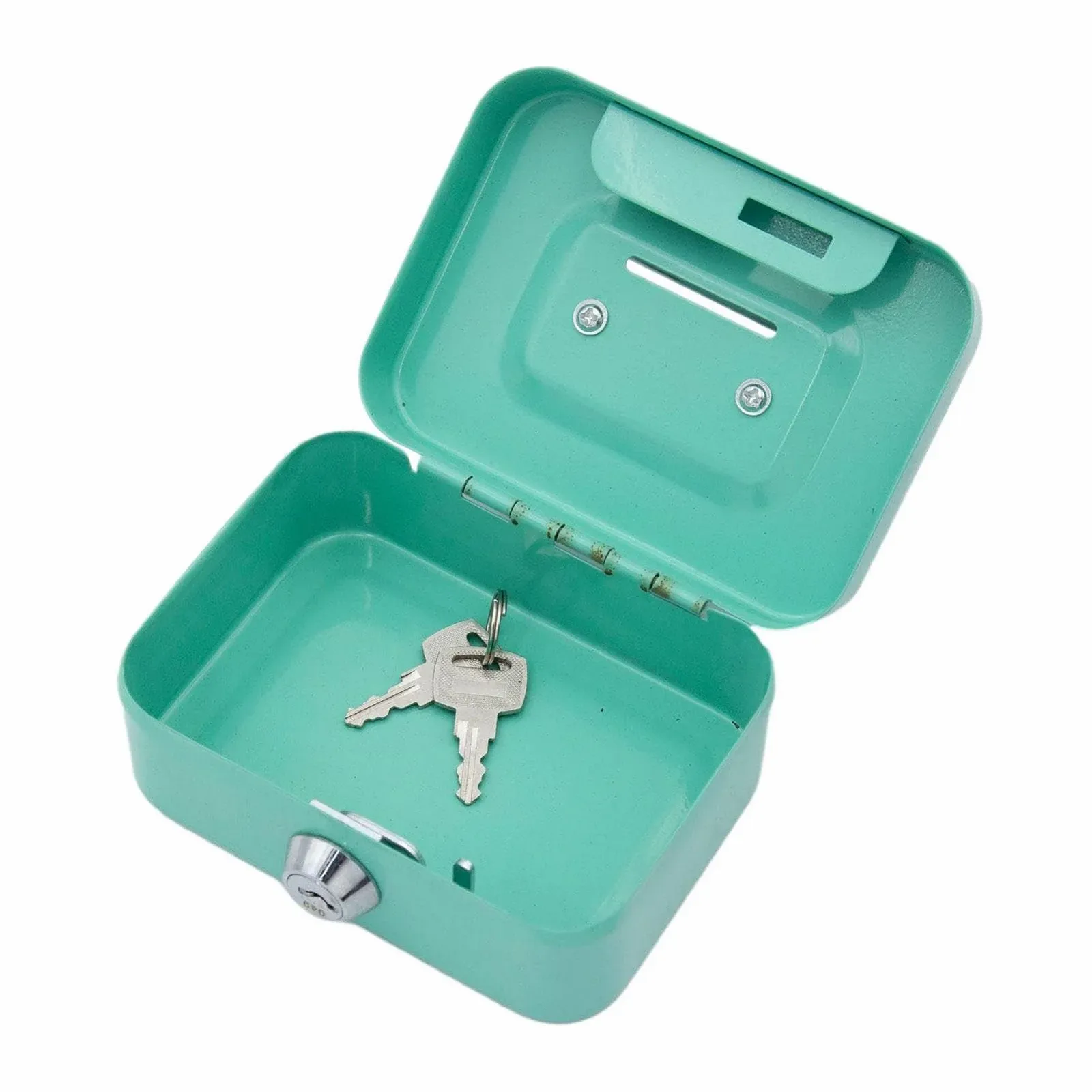 Металева скринька-сейф Портативна з ключем, фото №9