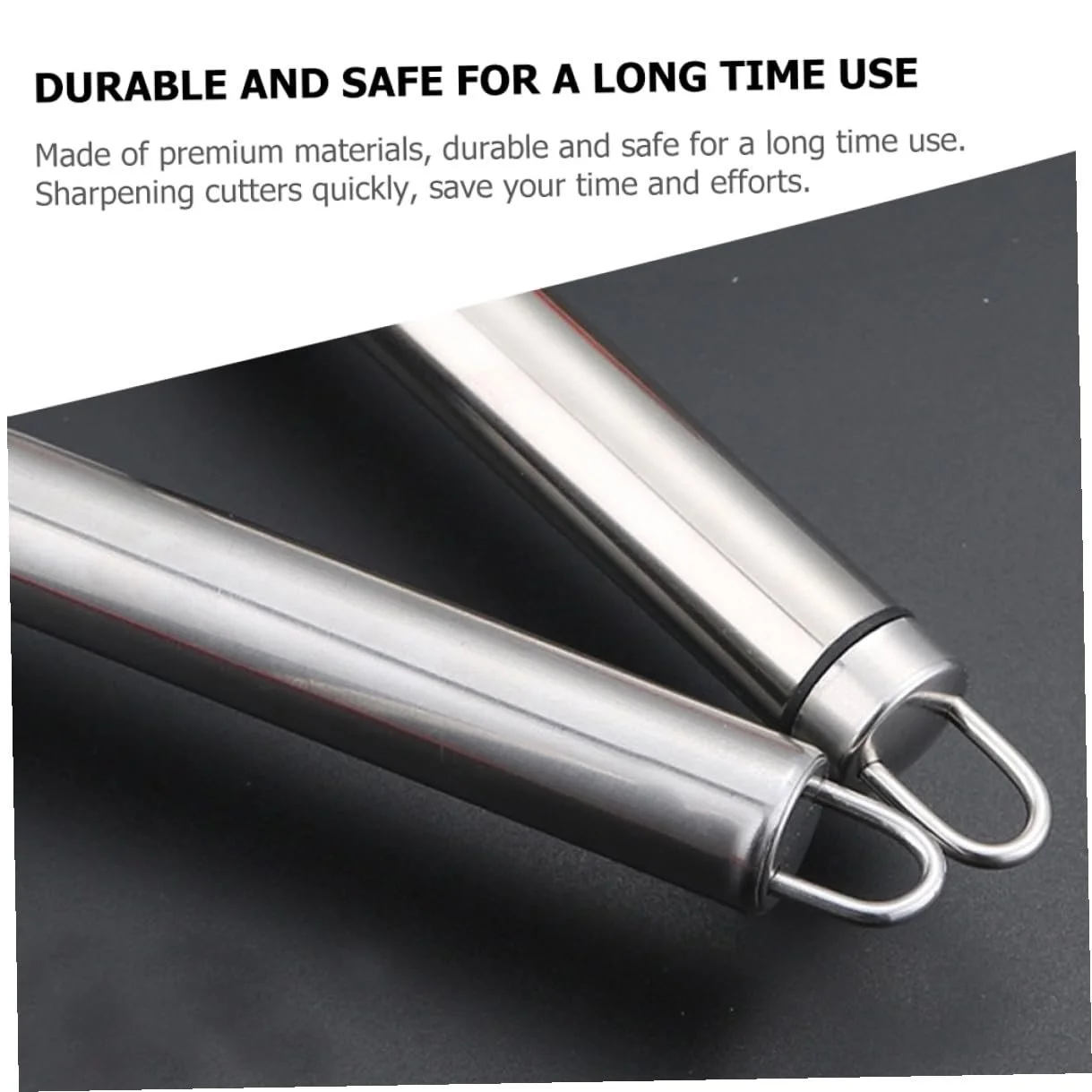 Точилка для ножей BESPORTBLE из нержавеющей стали ручная эргономичная, фото №3