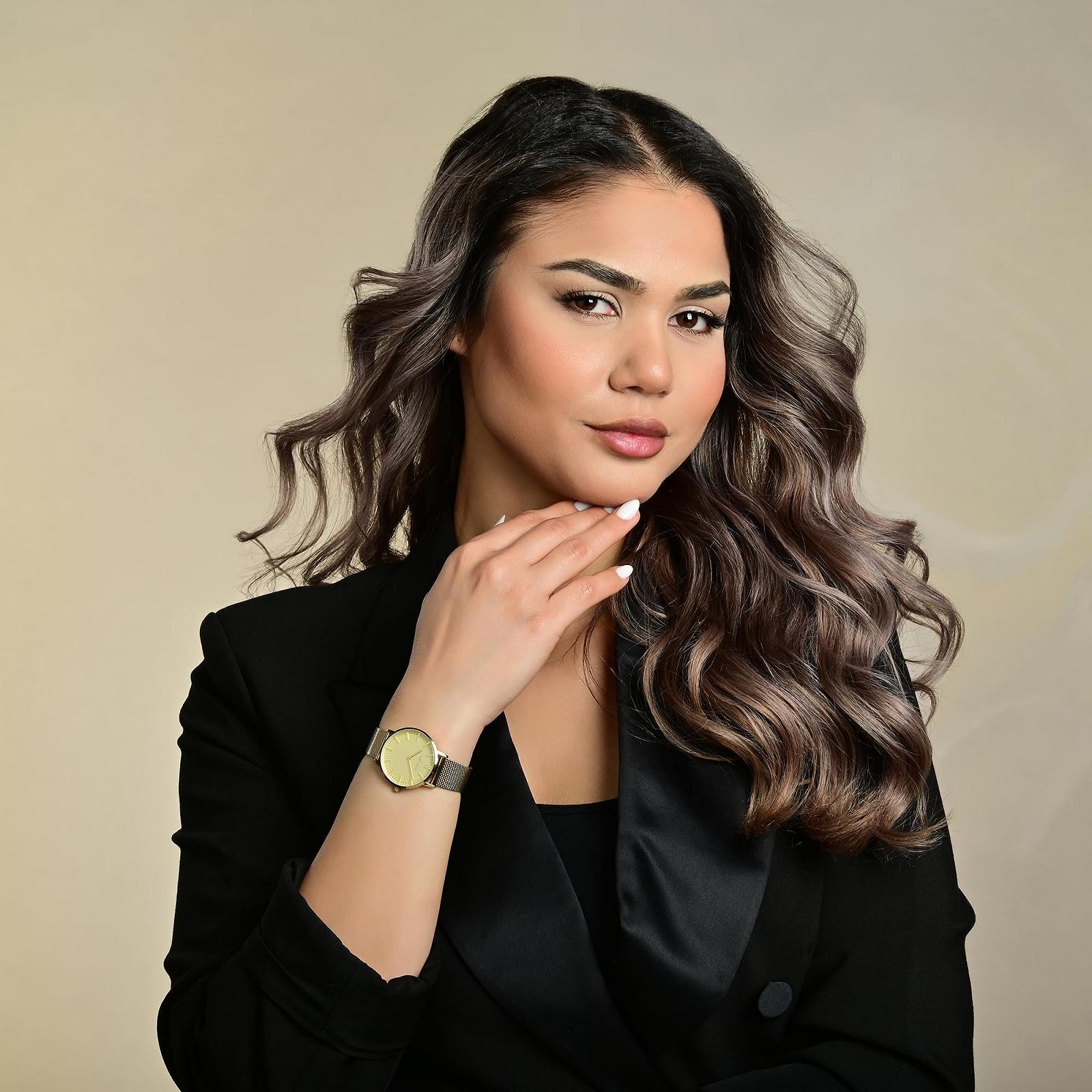 Годинник Just Watch Жіночий Кварцовий Золотий, фото №5