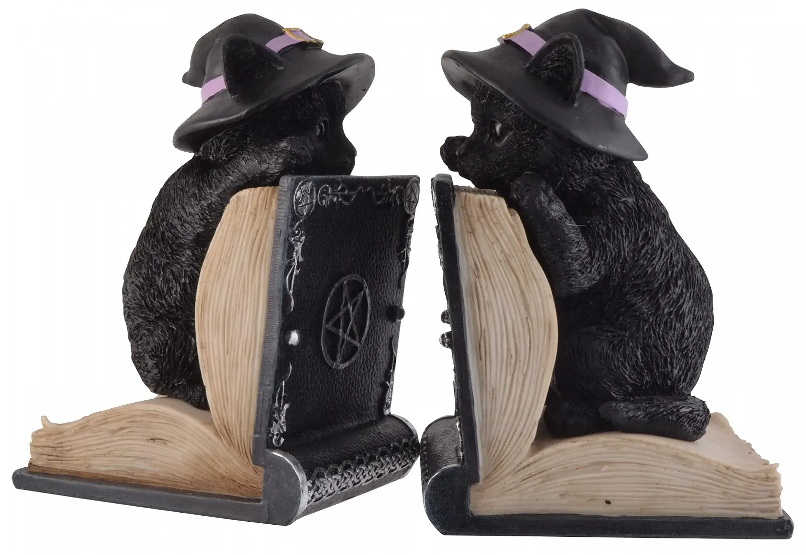 Держатель для книг VOGLER Ведьмины коты в шляпе 1 пара Черный Фарфор, фото №2 Держатель для книг VOGLER Ведьмины коты в шляпе 1 пара Черный Фарфор, фото №2