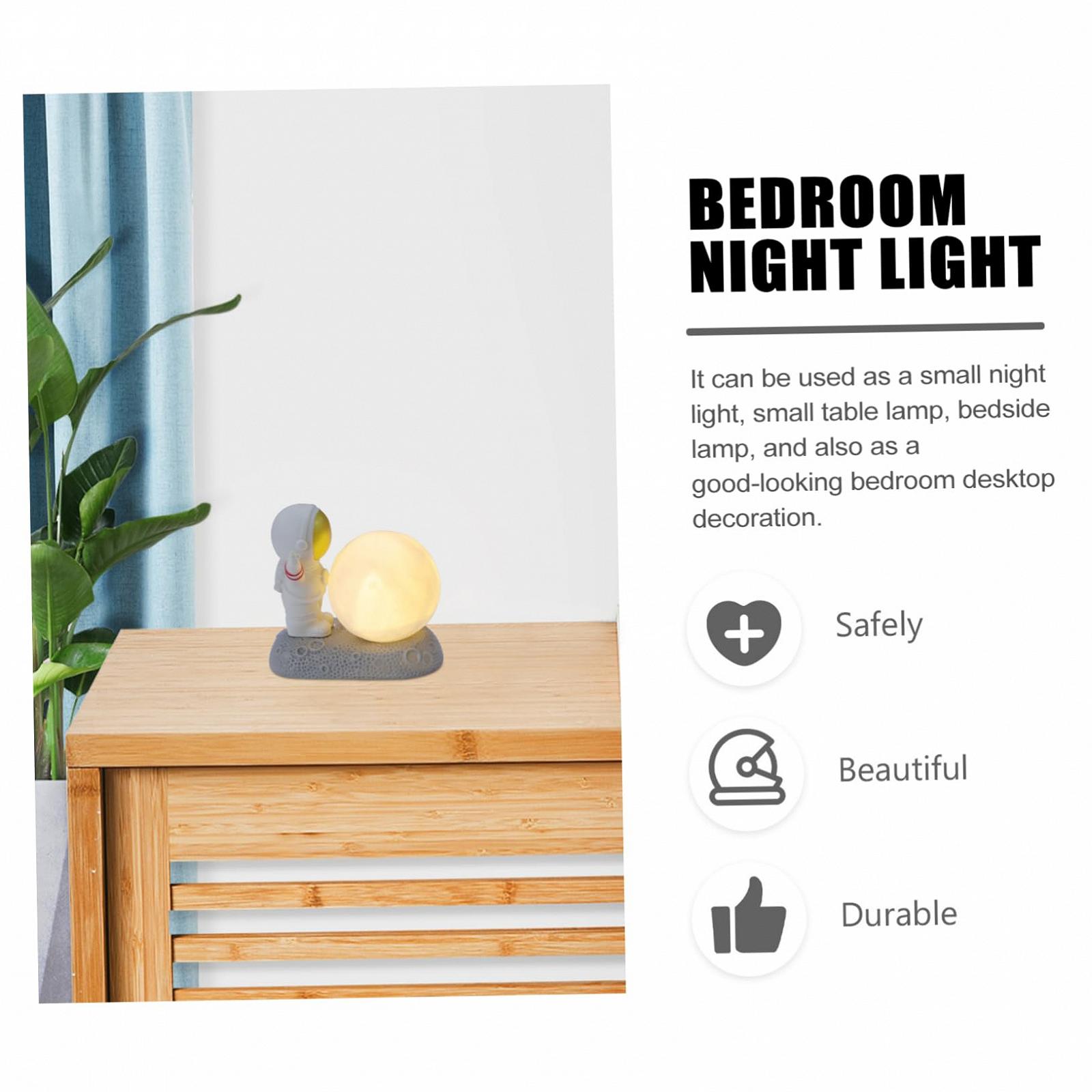 Світильник UKCOCO Astronaut LED Moon для дитячої кімнати пластиковий, фото №4 Світильник UKCOCO Astronaut LED Moon для дитячої кімнати пластиковий, фото №4