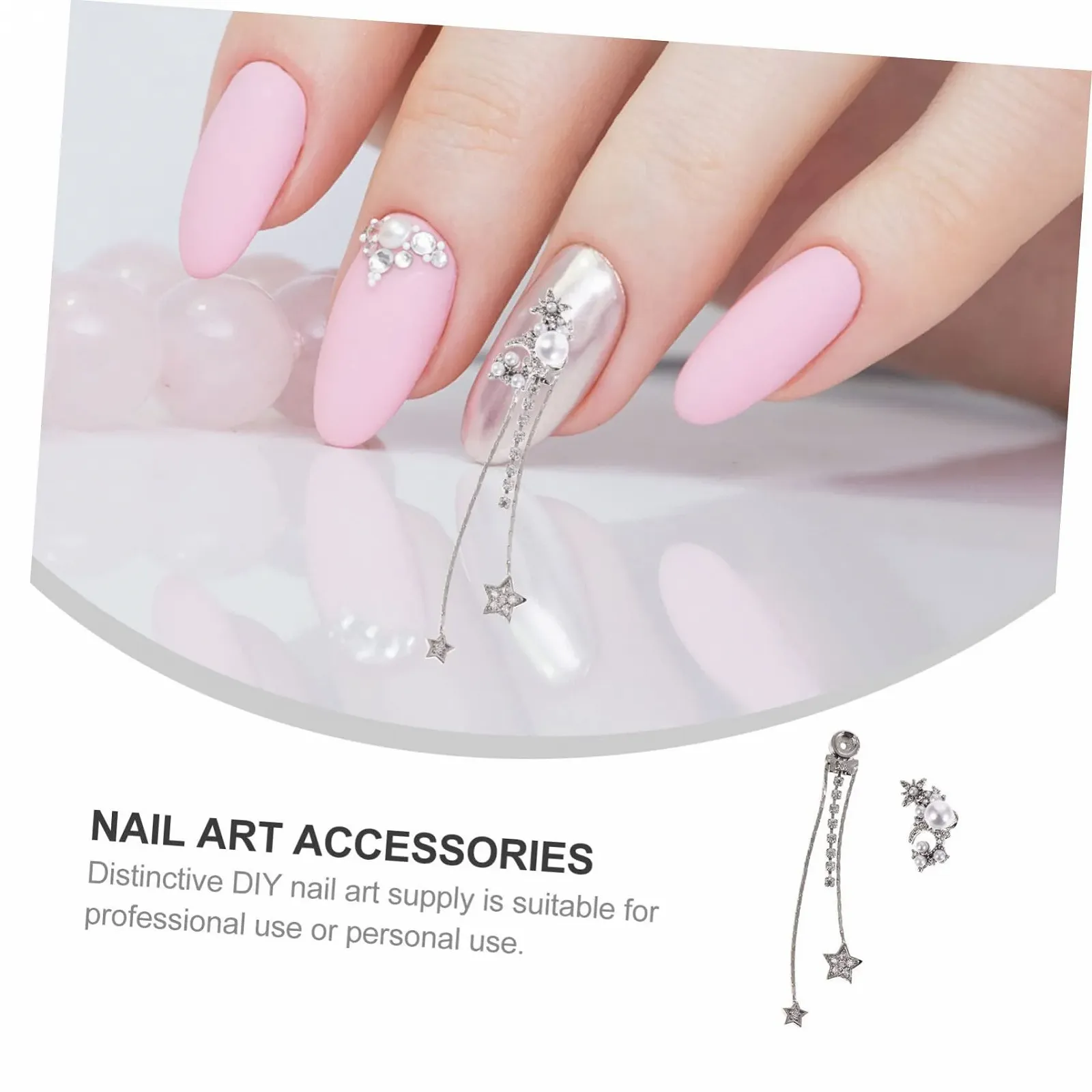 Украшение для ногтей FRCOLOR Заклепки Рождественские украшения Заклепки Самодельные украшения для маникюра Медь Инкрустированный циркон, фото №3