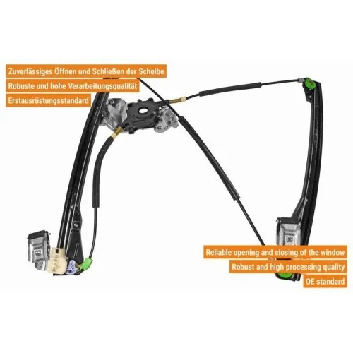 Склопідйомник VAICO V10-6312 SEAT SKODA VW VAG, фото №2