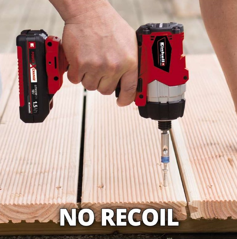 Einhell Шуруповерт ударний TE-CI 18/1 Li акум Solo 0-2300 об/хв 140 Нм, фото №3