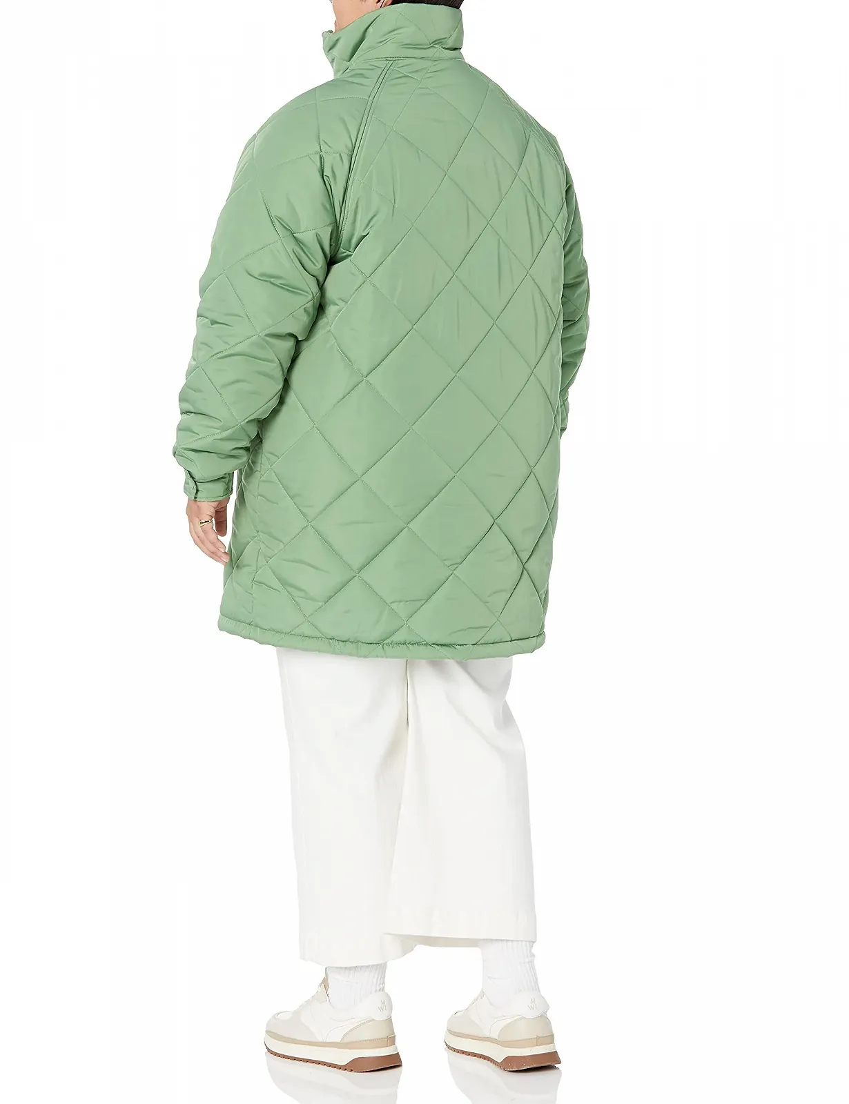 Пуховик Amazon Essentials Средней Длины из Переработанного Полиэстера Свободного Кроя, фото №6