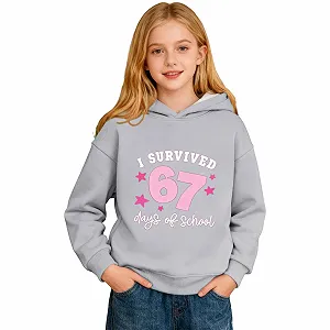 Худи для детей 6 / 7 цифры смешные, шесть семь, с длинными рукавами, с принтом, рейв-пуловер, топы, девочки, новинка Y2k Streetwear synthetic.ua - Фото 1