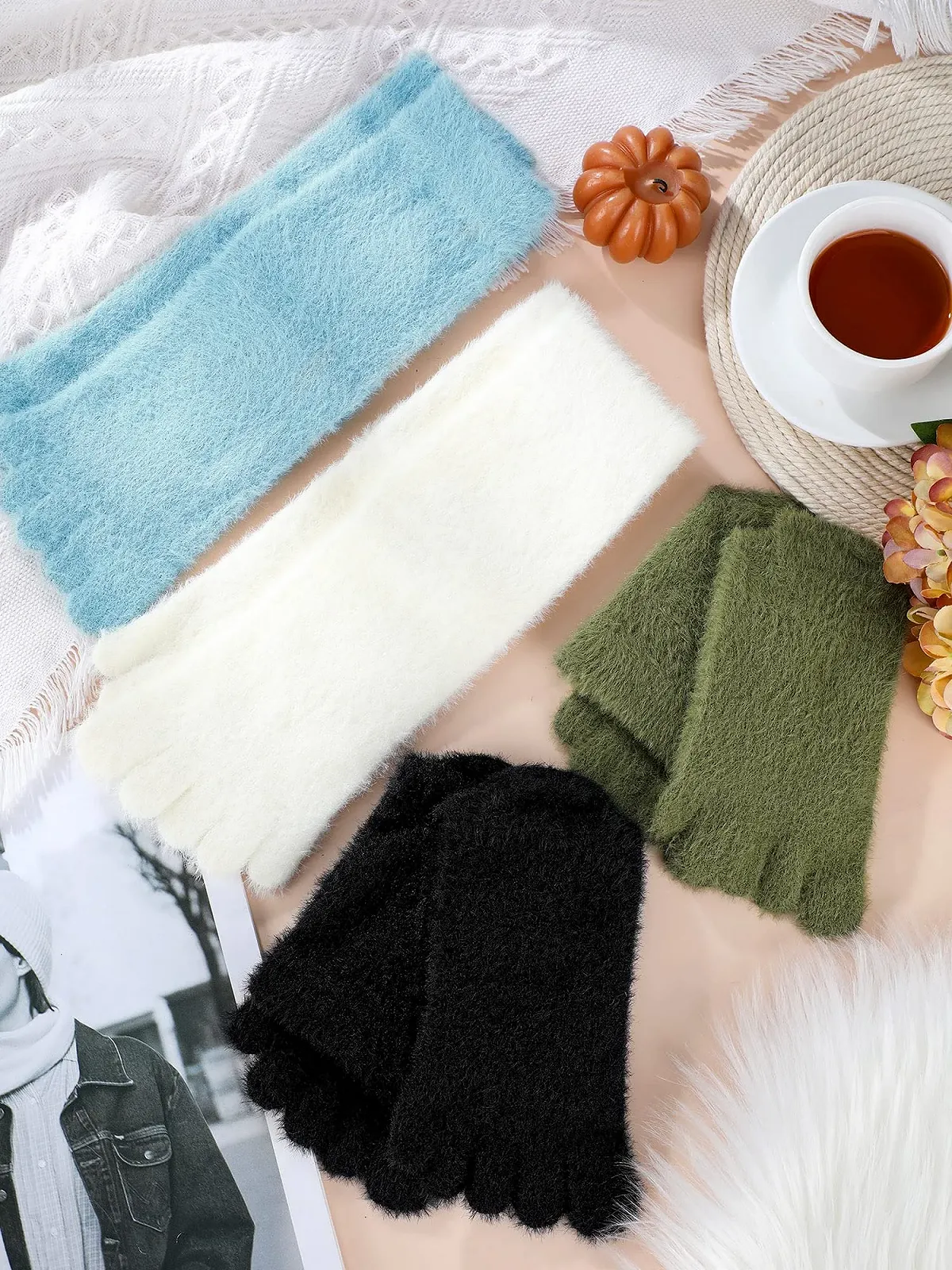 Шкарпетки для пальців Bencailor, 4 пари, фото №7