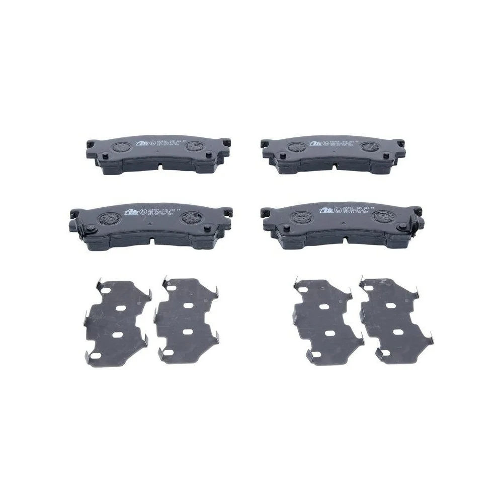 Комплект гальмівних колодок, дискове гальмо ATE 13.0460-5954.2 для FORD MAZDA передній міст, фото №1