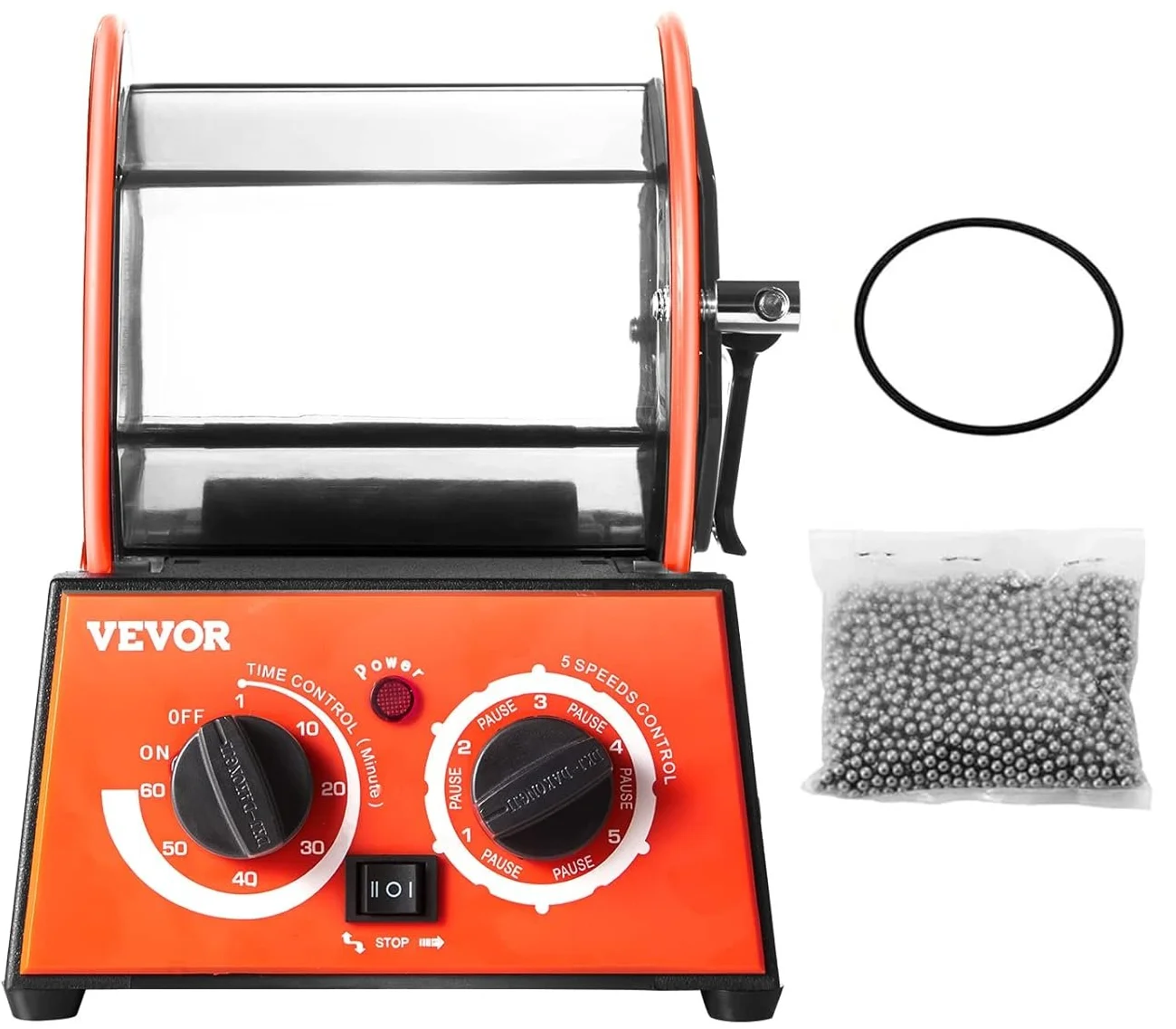 Полірувальна машина для ювелірних виробів Vevor KD-68082 Помаранчевий, фото №2