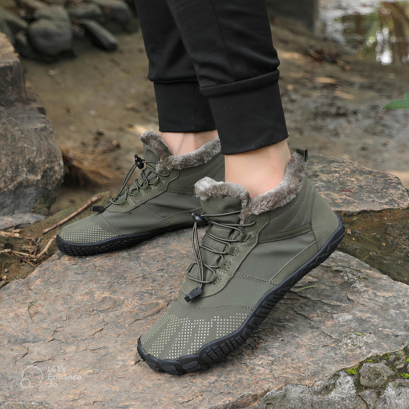 Ботинки зимние Payesrui Waterproof Barefoot Unisex Легкие Нескользящие с теплой подкладкой для трейлраннинга, фото №8