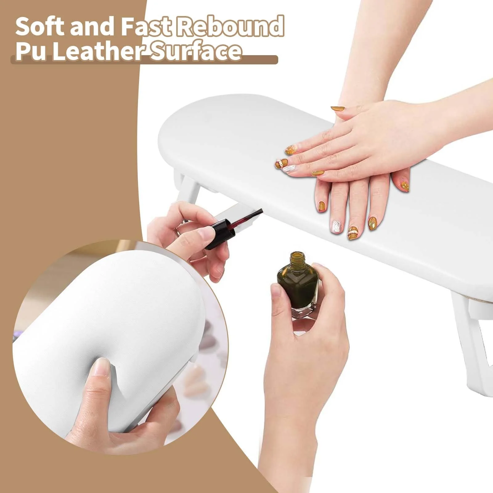 Подставка для рук для маникюра Lermende, кожаная, фото №2 Подставка для рук для маникюра Lermende, кожаная, фото №2