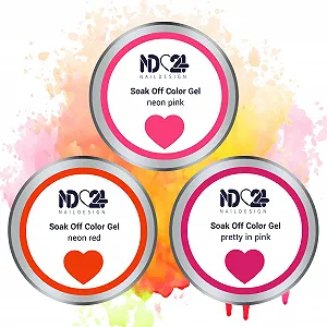 Гель-лак ND24 Premium Bundle Summer Love Коллекция Soak Off Высокопигментированный UV LED Гель-лак - Насыщенный Цвет synthetic.ua - Фото 1