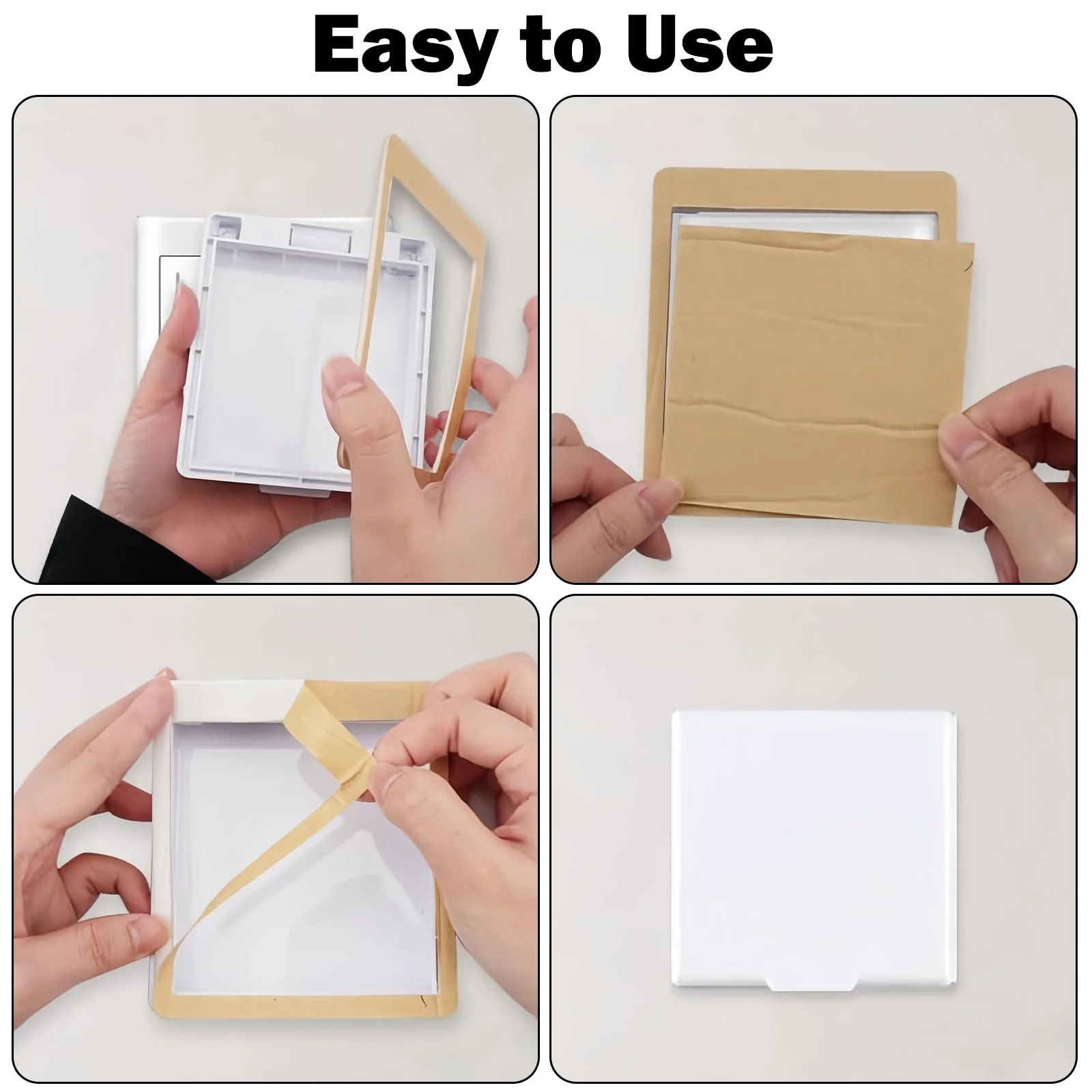 Защитная крышка для розеток Pack of 4 Waterproof Белая, фото №3
