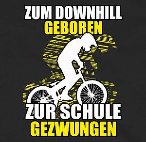 Детская Толстовка Shirtracer Born to Downhill Forced to School synthetic.ua - Фото 1