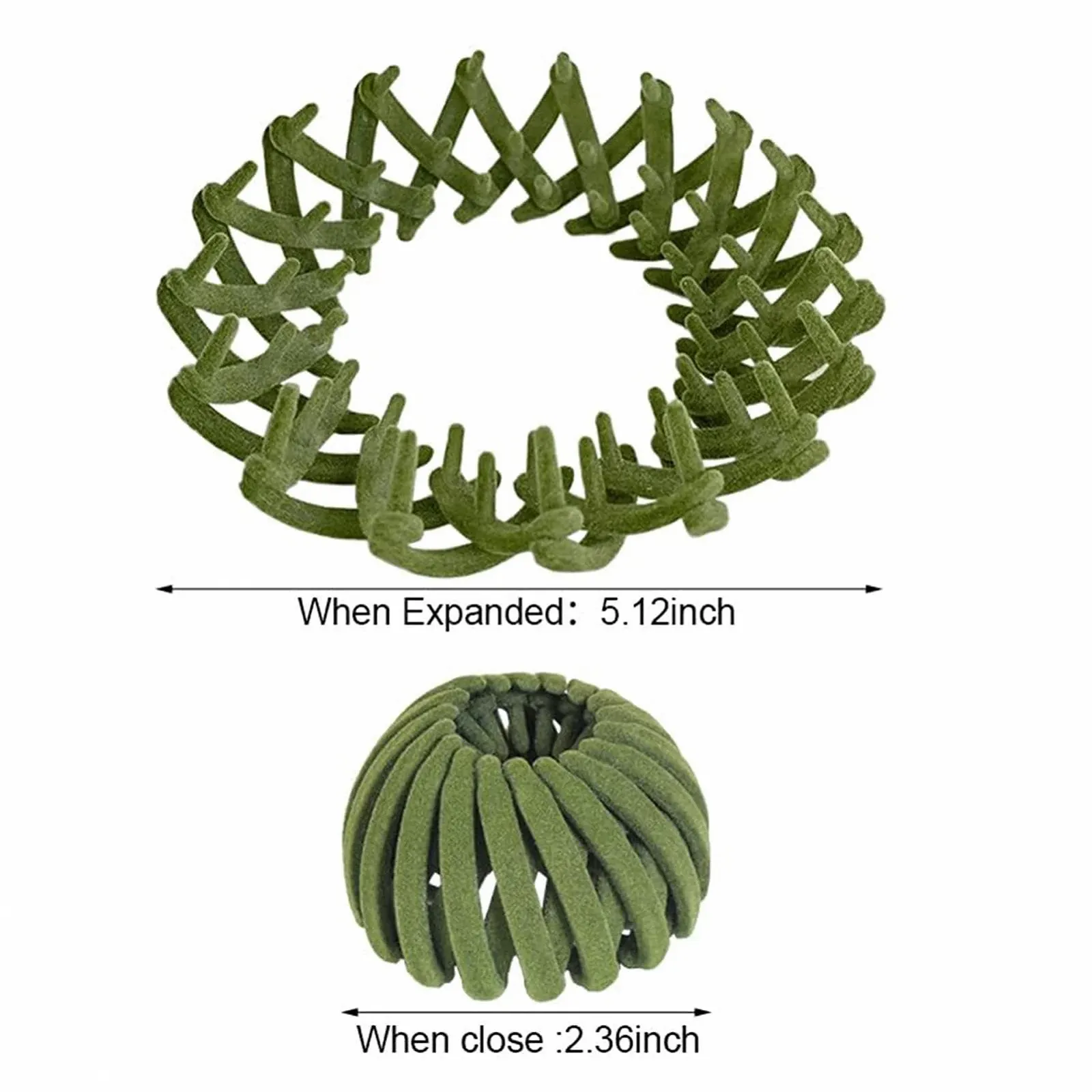 Заколка для волос Птичье гнездо, Шпилька для волос Птичье гнездо - 7 x Шпильки для волос, Расширяемый пучок для волос, Держатель для хвостика Птичье гнездо, Резинки, Аксессуары для волос, фото №5