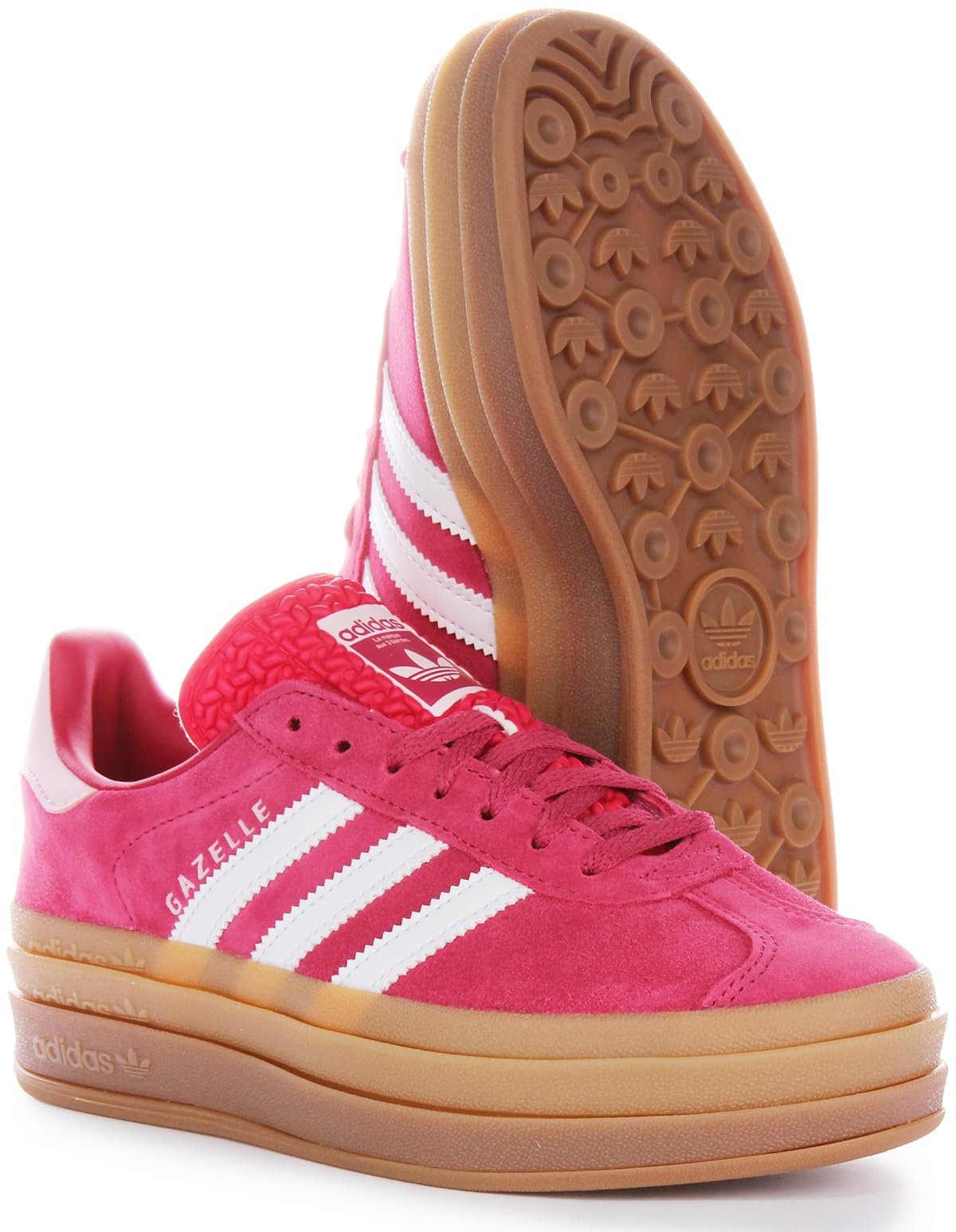 Кроссовки Adidas Gazelle Bold Женские - 40, Розовый Зеленый, фото №5