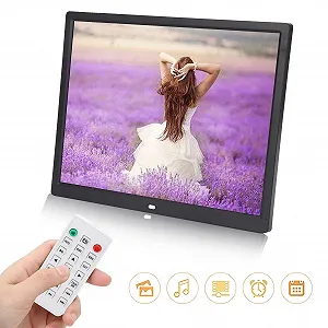 Цифровая фоторамка Elprico 15 дюймов 4:3 1024 x 768 LED Дистанционное управление Черная synthetic.ua - Фото 1