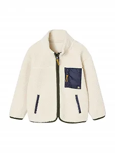 Куртка Teddy Fleece для мальчиков Vertbaudet с карманом на молнии - Фото 1