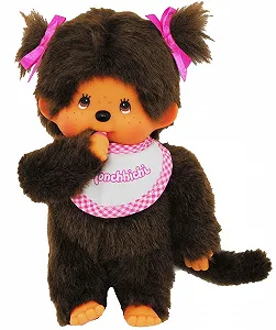 Лялька alles-meine.de Monchhichi Дівчина Спортивна Велика Рожева - Фото 1