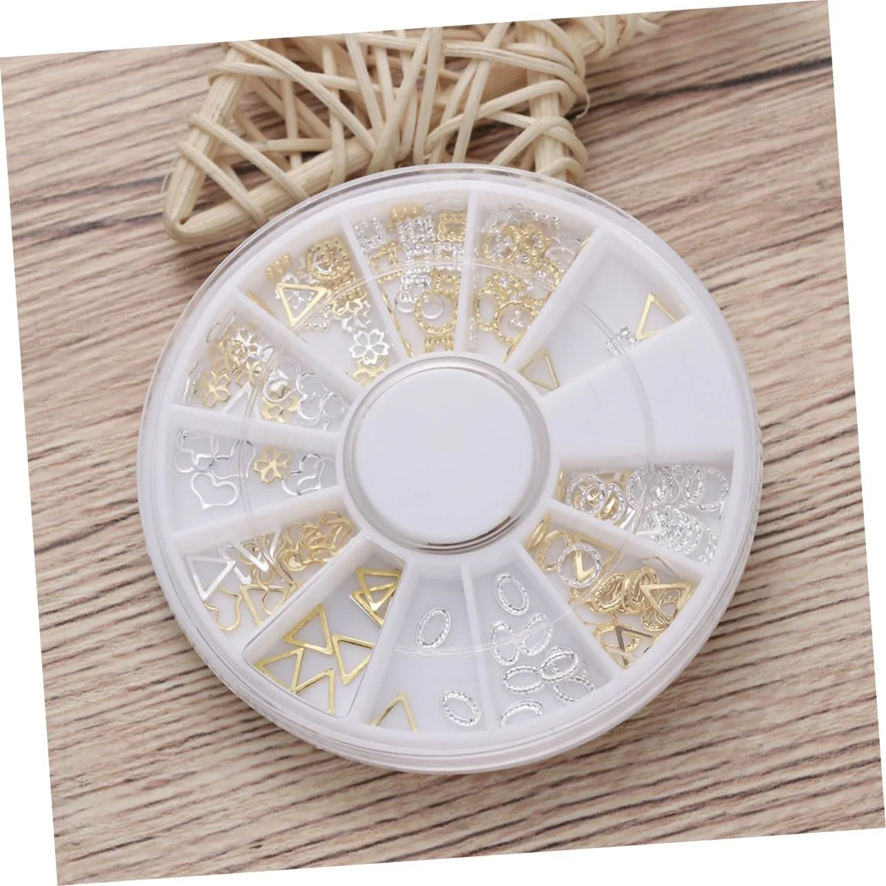 Украшения для ногтей FRCOLOR 3 шт Металлические заклепки для дизайна ногтей, фото №8