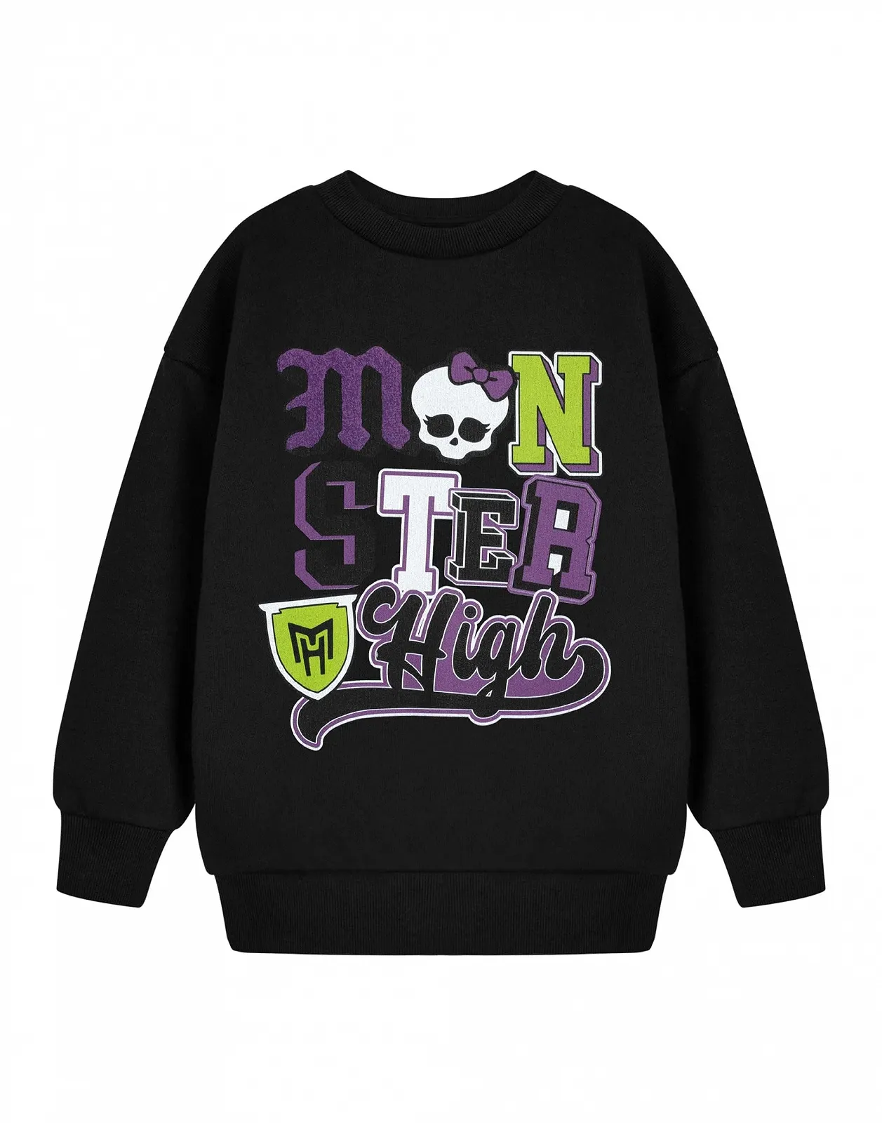 Свитшот для девочек Monster High Черный, фото №1
