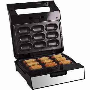 Устройство для приготовления хот-догов Syntrox Germany MM-1400W с антипригарными пластинами synthetic.ua - Фото 1