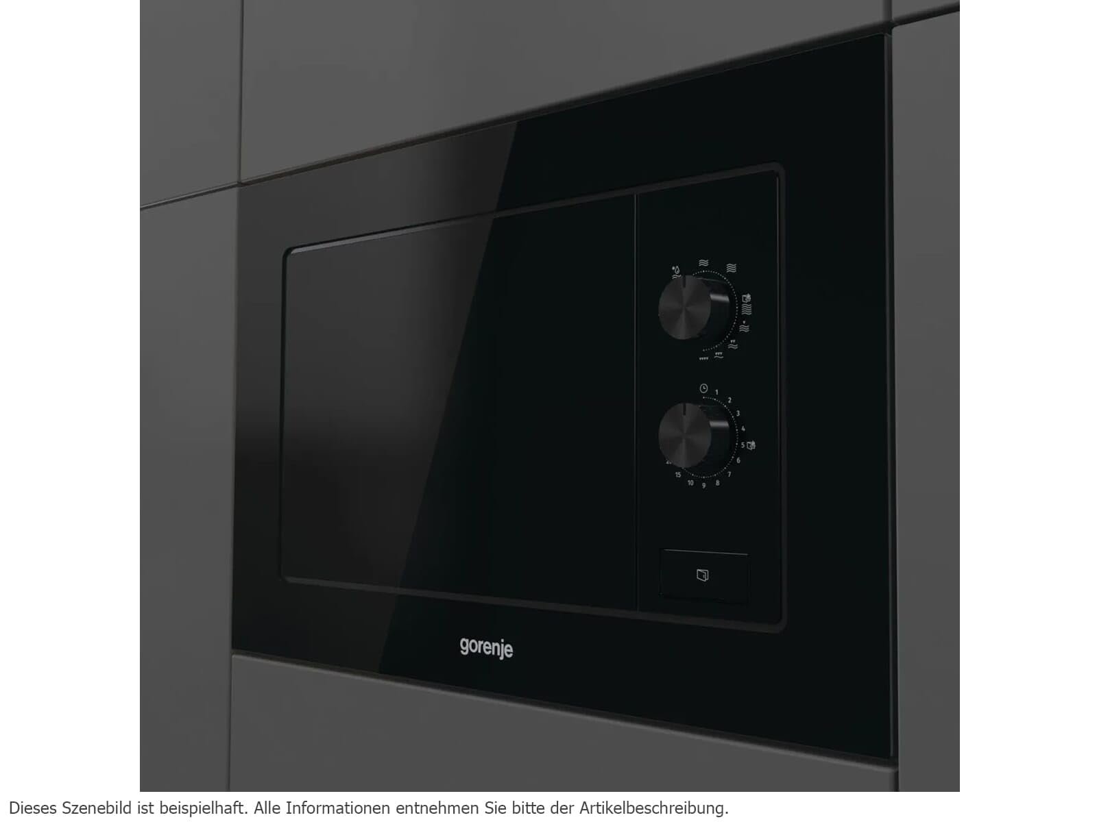 Микроволновая печь Gorenje BM171EG1B - 743445 Встраиваемая с грилем Черная, фото №3