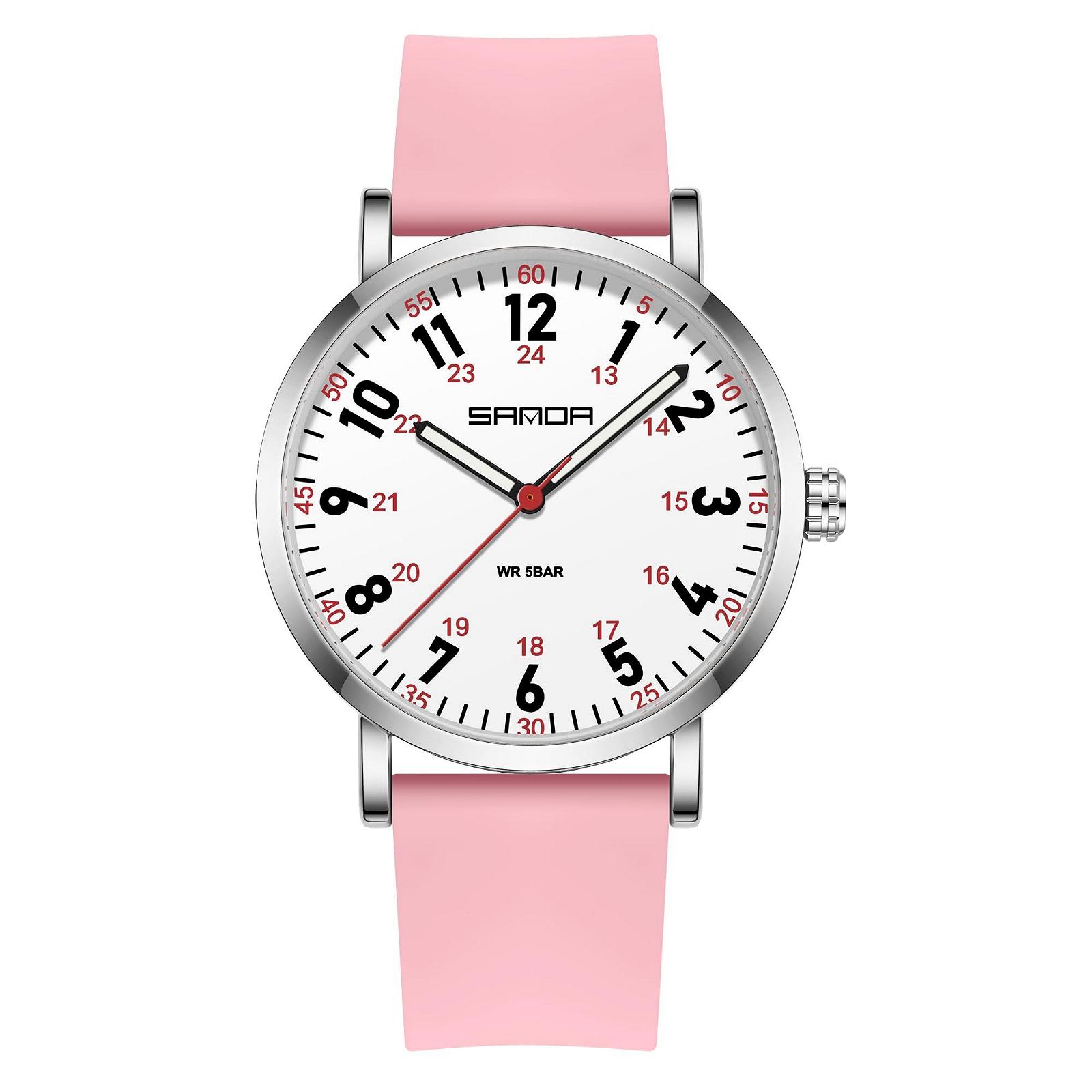 Женские Часы Forrader Кварцевые Аналоговые Водонепроницаемые Модные Повседневные с Силиконовым Ремешком, фото №1