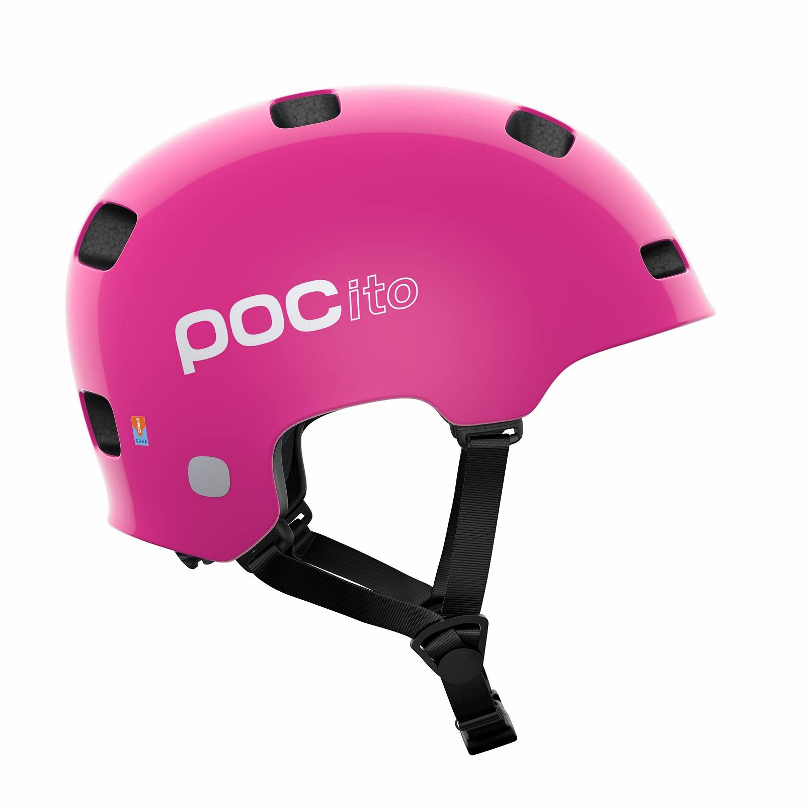 Детский велосипедный шлем POC POCito Crane MIPS, обеспечивающий идеальную защиту и светоотражающие детали, фото №3